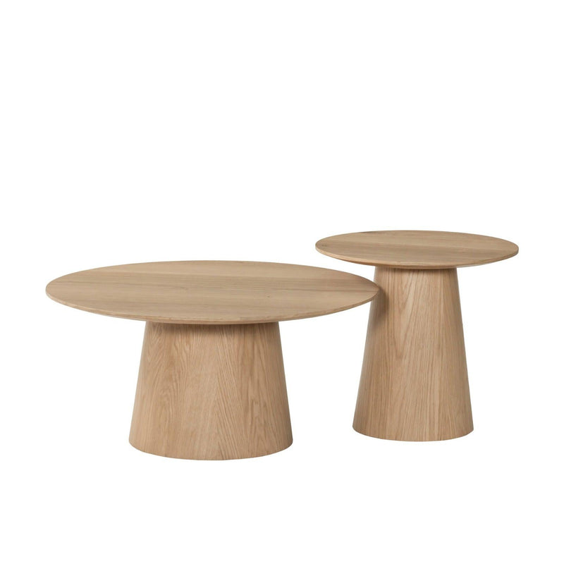 Salontafel Novero Eikenhout Naturel 50cm-Salontafels-Livingfurn