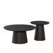 Salontafel Novero Eikenhout fineer Bruin 50 cm 50x50x46 cm-Salontafels-Livingfurn