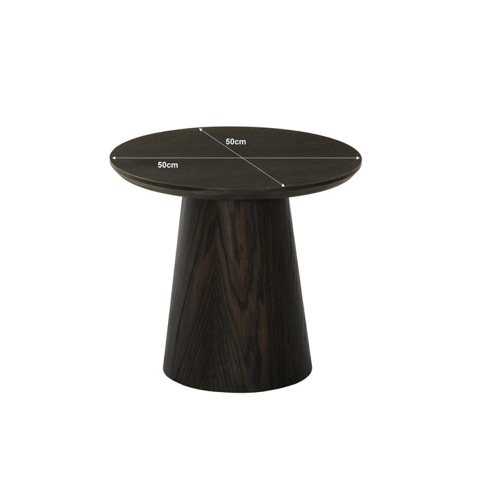 Salontafel Novero Eikenhout fineer Bruin 50 cm-Salontafels-Livingfurn