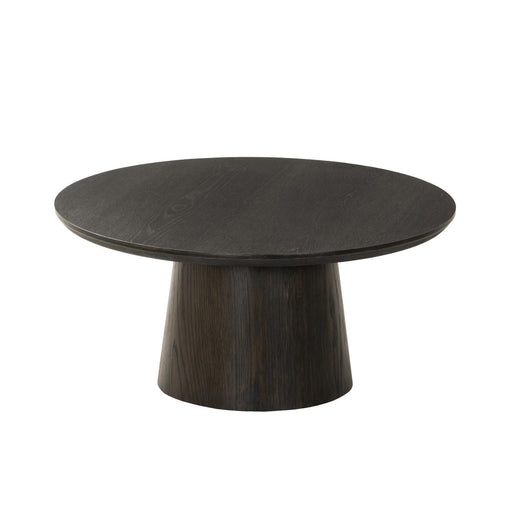 Salontafel Novero Eikenhout fineer Bruin 80 cm 80x80x38 cm-Salontafels-Livingfurn