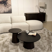 Salontafel Novero Eikenhout fineer Bruin 80 cm 80x80x38 cm-Salontafels-Livingfurn