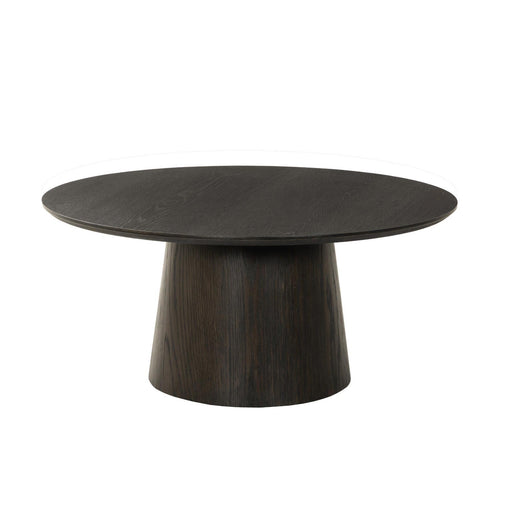 Salontafel Novero Eikenhout fineer Bruin 80 cm 80x80x38 cm-Salontafels-Livingfurn