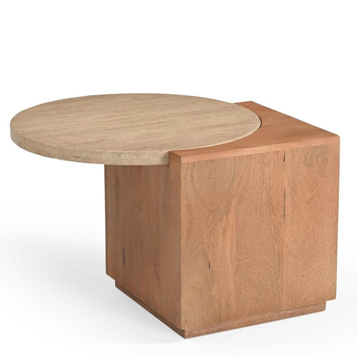 Salontafel Numa Naturel Mangohout 60x48 cm-Bijzettafels-Starfurn