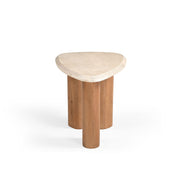Salontafel Nuvé Naturel Mangohout 60x45 cm-Bijzettafels-Starfurn