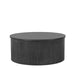 Salontafel Oliva Zwart Eiken 70 cm Rond 70x70x30 cm-Salontafels-LABEL51