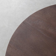 Salontafel Olly Espresso Mangohout 90 cm Rond 90x90x37 cm-Salontafels-LABEL51