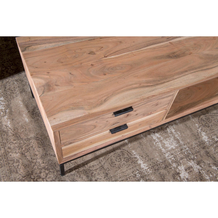 Salontafel Oslo Acasia Acaciahout Naturel hout 120x60 cm-Salontafels-Livingfurn