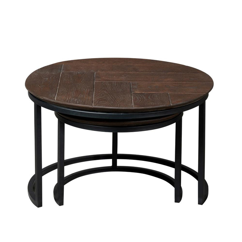 Salontafel Otik Bruin Metaal 70 cm 70x70x45 cm-Salontafels-Starfurn