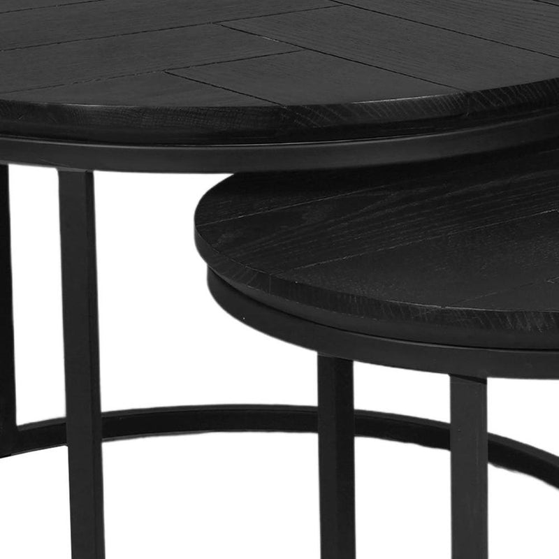 Salontafel Otik Zwart Metaal 70 cm STF 70x70x45 cm STF-3970-Salontafels-Starfurn