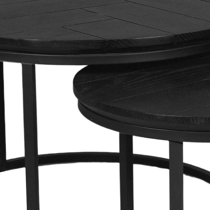 Salontafel Otik Zwart Metaal 70 cm STF 70x70x45 cm STF-3970-Salontafels-Starfurn