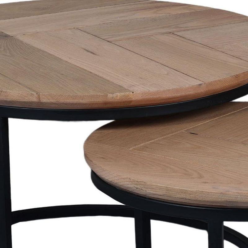 Salontafel Otik Zwart Metaal 70 cm STF 70x70x45 cm STF-3971-Salontafels-Starfurn