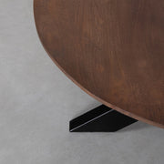 Salontafel Otis Espresso Mangohout 80 cm Rond 80x80x43 cm-Salontafels-LABEL51