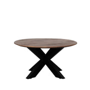 Salontafel Otis Nature Smooth Mangohout 80 cm Rond 80x80x43 cm-Salontafels-LABEL51