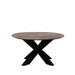 Salontafel Otis - Nature Smooth - Mangohout - 80 cm - Rond-Salontafels-LABEL51