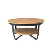 Salontafel Paras 90 cm Licht mango 90x90x40 cm-Salontafels-Starfurn