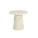 Salontafel Patrice Mangohout Crème wit 50 cm 50x50x46 cm-Salontafels-Livingfurn