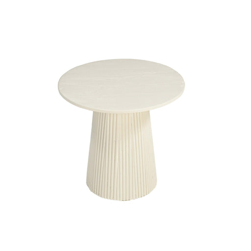 Salontafel Patrice Mangohout Crème wit 50 cm-Salontafels-Livingfurn