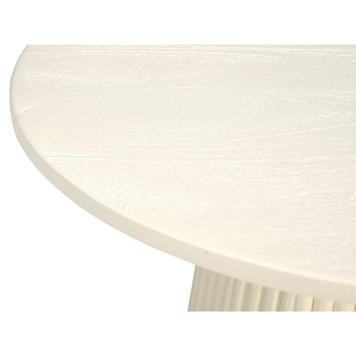 Salontafel Patrice Mangohout Crème wit 50 cm-Salontafels-Livingfurn