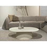 Salontafel Patrice Mangohout Crème wit 70x120 cm-Salontafels-Livingfurn