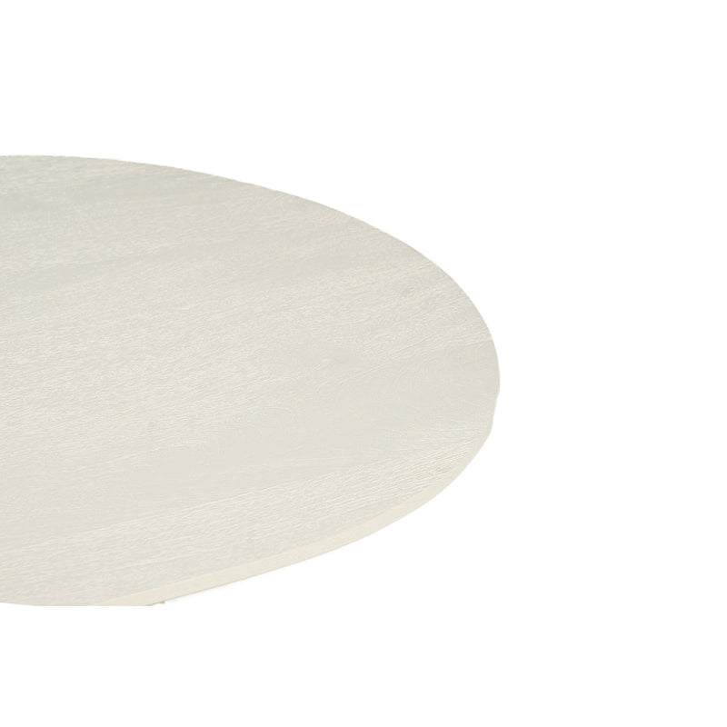 Salontafel Patrice Mangohout Crème wit 80 cm 80x80x38 cm-Salontafels-Livingfurn
