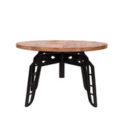 Salontafel Pebble Rough Mangohout 80 cm Rond 80x80x49 cm-Salontafels-LABEL51