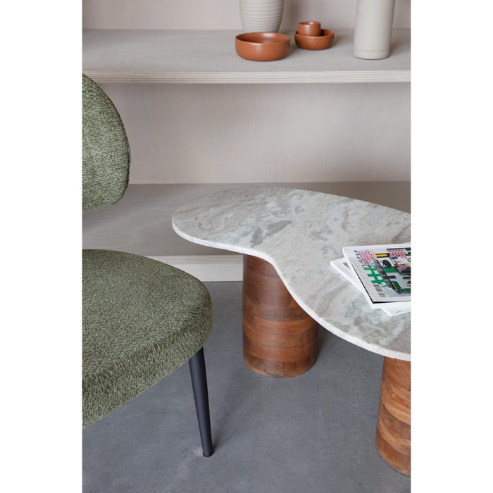 Salontafel Peli Marble Bruin 84x48 cm-Salontafels-Creating Home