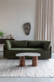 Salontafel Peli Marble Bruin 84x48 cm-Salontafels-Creating Home