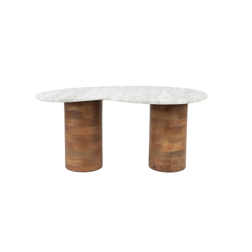 Salontafel Peli Marble Bruin 84x48 cm-Salontafels-Creating Home