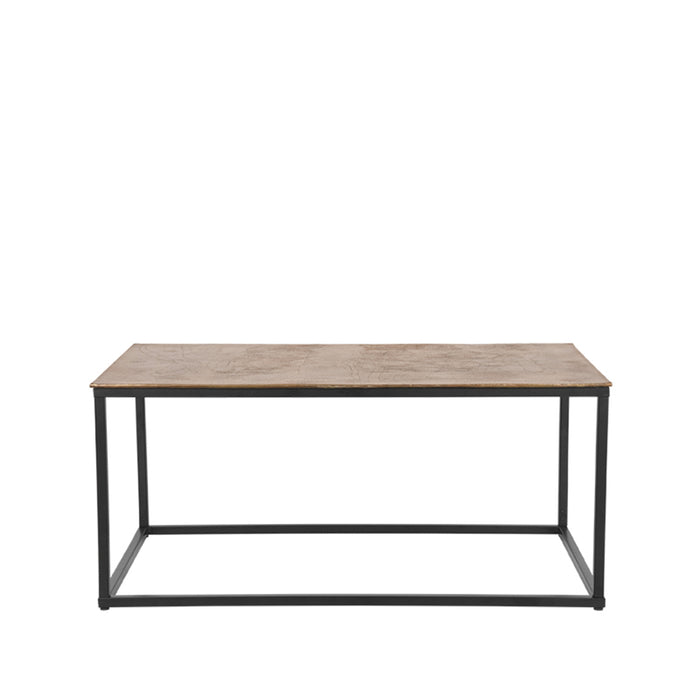 Salontafel Pride Antiek Goud Metaal 100 cm 60x100x45 cm-Salontafels-LABEL51