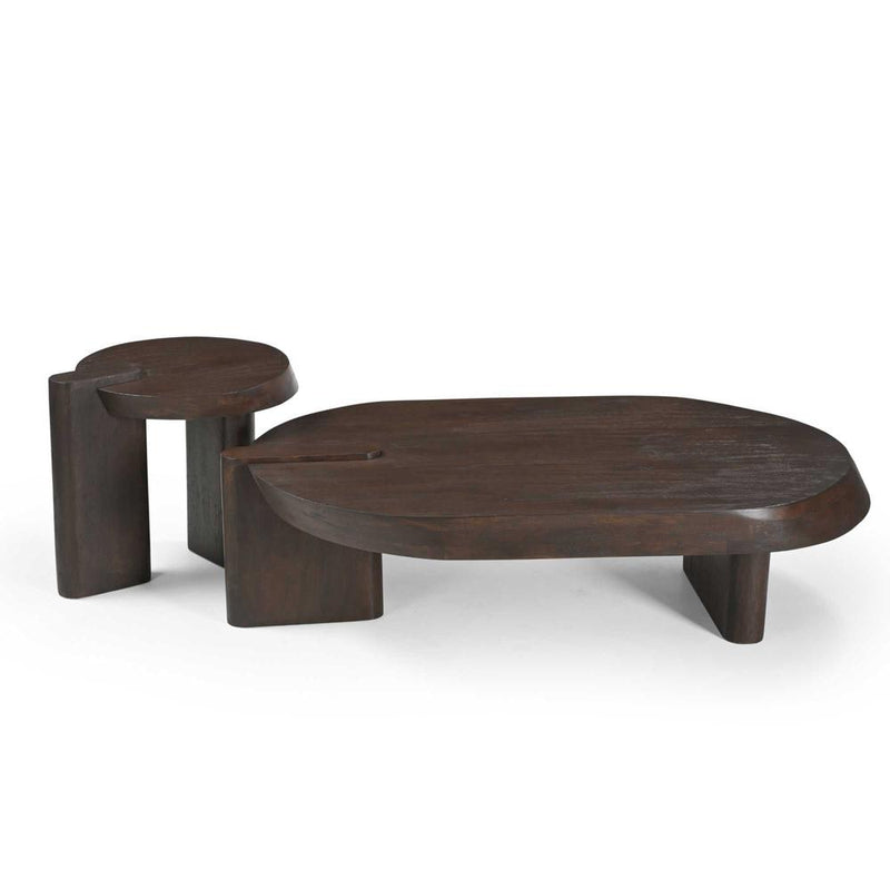 Salontafel Rava Bruin Mangohout 125x70 cm-Salontafels-Starfurn