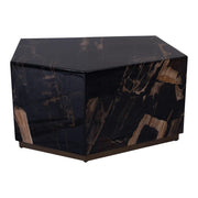 Salontafel Rayn Versteend Hout Crème 53x66 cm-Salontafels-PTMD