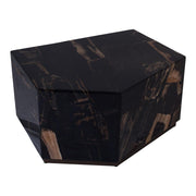 Salontafel Rayn Versteend Hout Crème 53x66 cm-Salontafels-PTMD