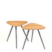 Salontafel Rupert Teakhout Beige 50x53 cm-Salontafels-PTMD