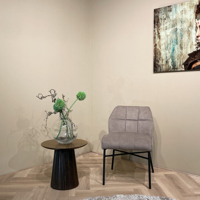 Salontafel Salvator Mangohout Bruin 50 cm 50x50x46 cm 13928-Salontafels-Livingfurn
