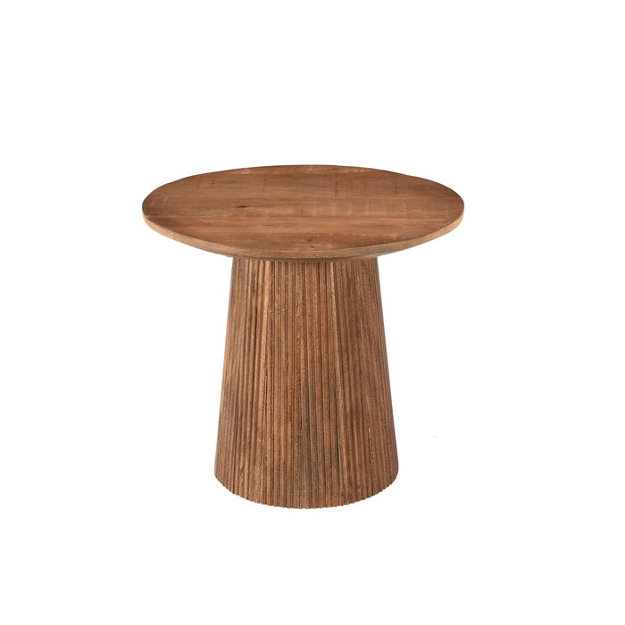 Salontafel Salvator Mangohout Bruin 50 cm 50x50x46 cm 14002-Salontafels-Livingfurn