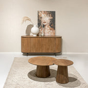 Salontafel Salvator Mangohout Bruin 50 cm 50x50x46 cm 14002-Salontafels-Livingfurn