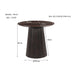 Salontafel Salvator Mangohout Bruin 50 cm-Salontafels-Livingfurn