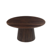 Salontafel Salvator Mangohout Bruin 80 cm 80x80x38 cm 13951-Salontafels-Livingfurn