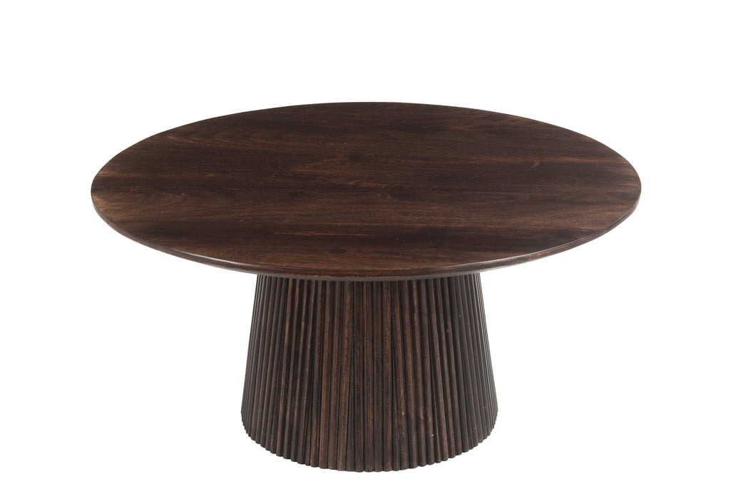 Salontafel Salvator Mangohout Bruin 80 cm-Salontafels-Livingfurn