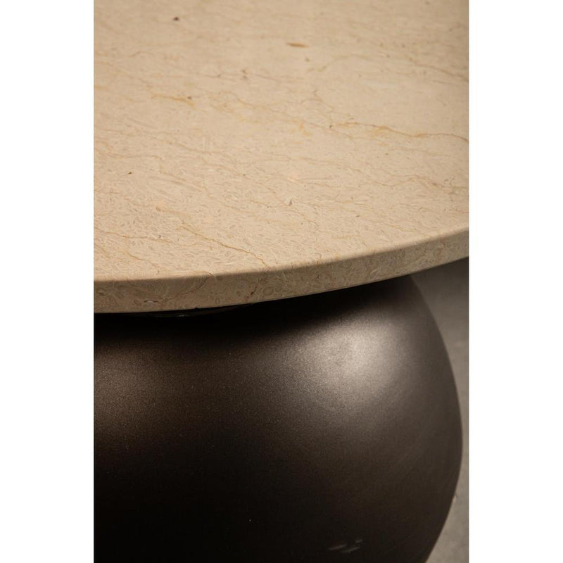 Salontafel Skippy Marmer Beige 85 cm-Salontafels-PTMD