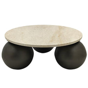 Salontafel Skippy Marmer Beige 85 cm-Salontafels-PTMD
