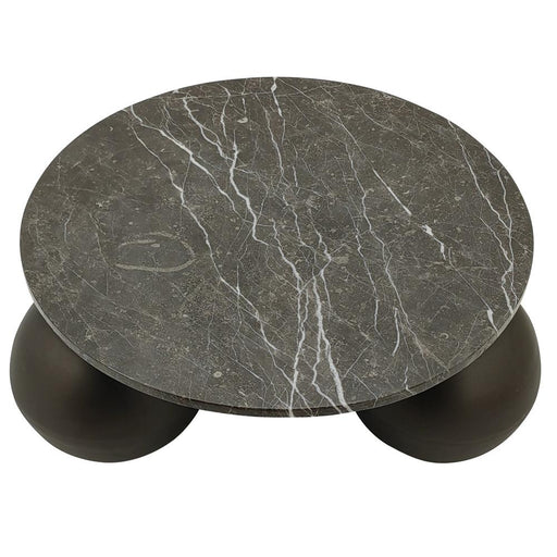 Salontafel Skippy Marmer Bruin 85 cm-Salontafels-PTMD