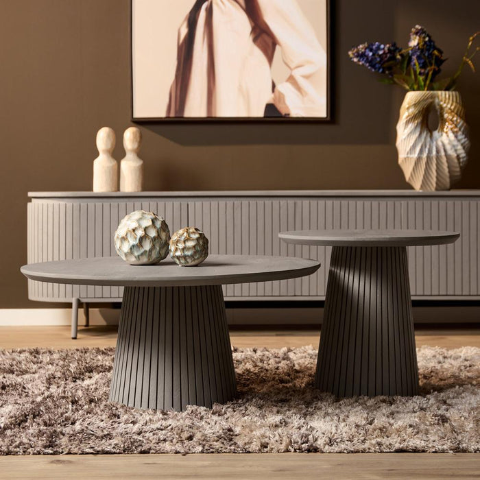Salontafel Solana 50 cm Taupe 50x50x46 cm-Salontafels-Starfurn