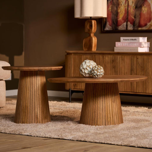 Salontafel Solana 80 cm Naturel 80x80x38 cm-Salontafels-Starfurn
