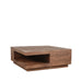 Salontafel Square Espresso Mangohout 80 cm 80x80x30 cm-Salontafels-LABEL51