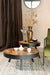 Salontafel Suri Large Teak Hout Bruin Ø74x32 cm-Salontafels-Creating Home