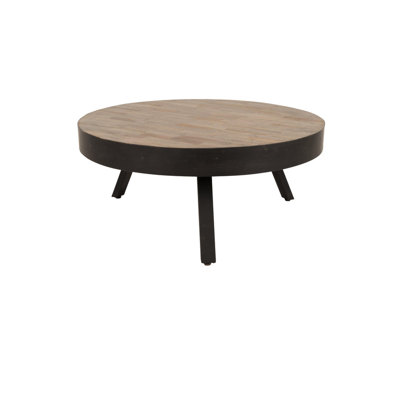 Salontafel Suri Large Teak Hout Bruin Ø74x32 cm-Salontafels-Creating Home