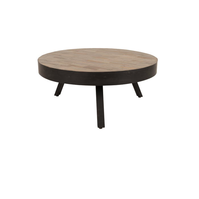 Salontafel Suri Large Teak Hout Bruin Ø74x32 cm-Salontafels-Creating Home