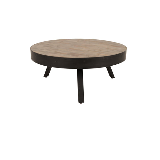 Salontafel Suri Large Teak Hout Bruin Ø74x32 cm-Salontafels-Creating Home