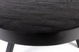 Salontafel Suri Large Teak Hout Zwart Ø74x32 cm-Salontafels-Creating Home